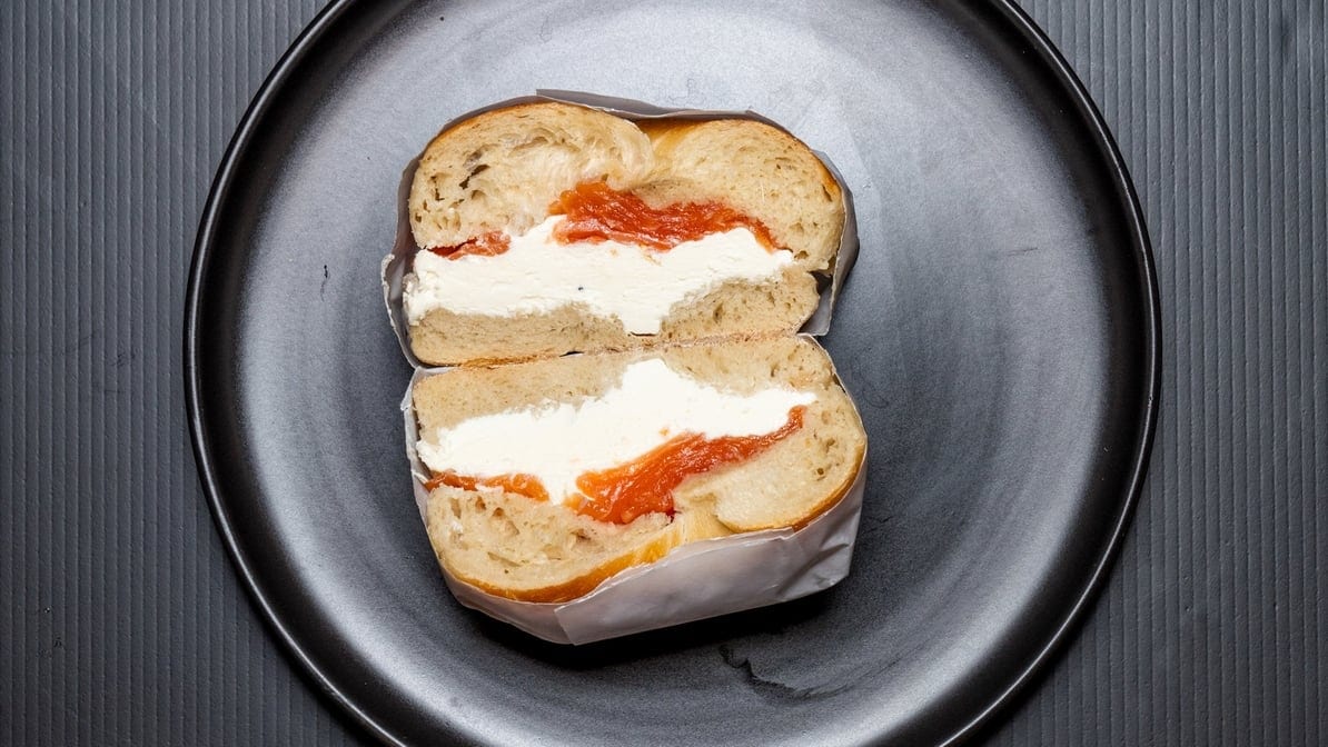 Nova Scotia Salmon Sandwich.