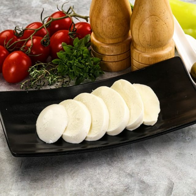 Fresh Mozzarella Sliced.
